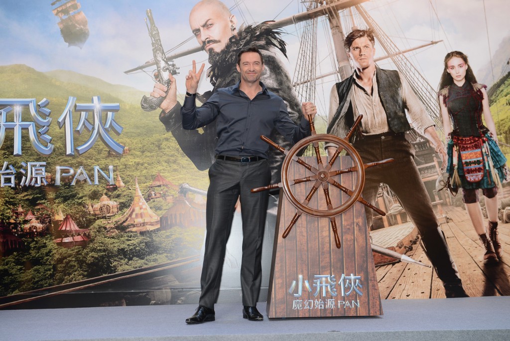 Hugh Jackman at Hong Kong junket for Warner Bros. Pictures’ and RatPac-Dune Entertainment ‘s action adventure “PAN,” a Warner Bros. Pictures release. Photo courtesy of Warner Bros. Pictures.