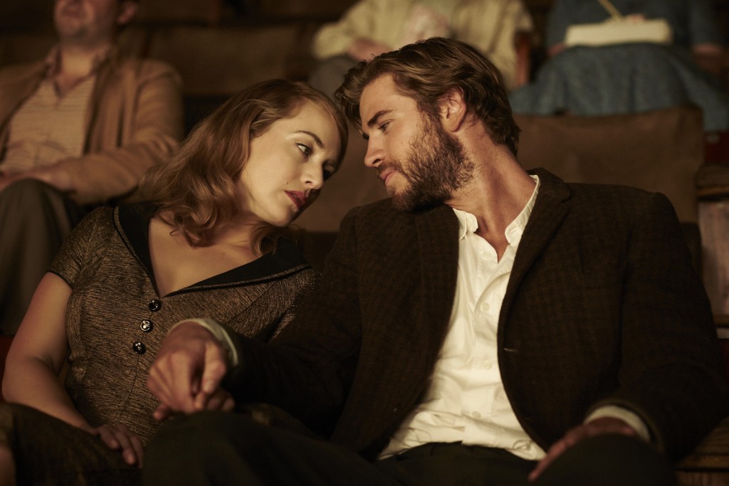 kate winslet and liam hemsworth in THE DRESSMAKER