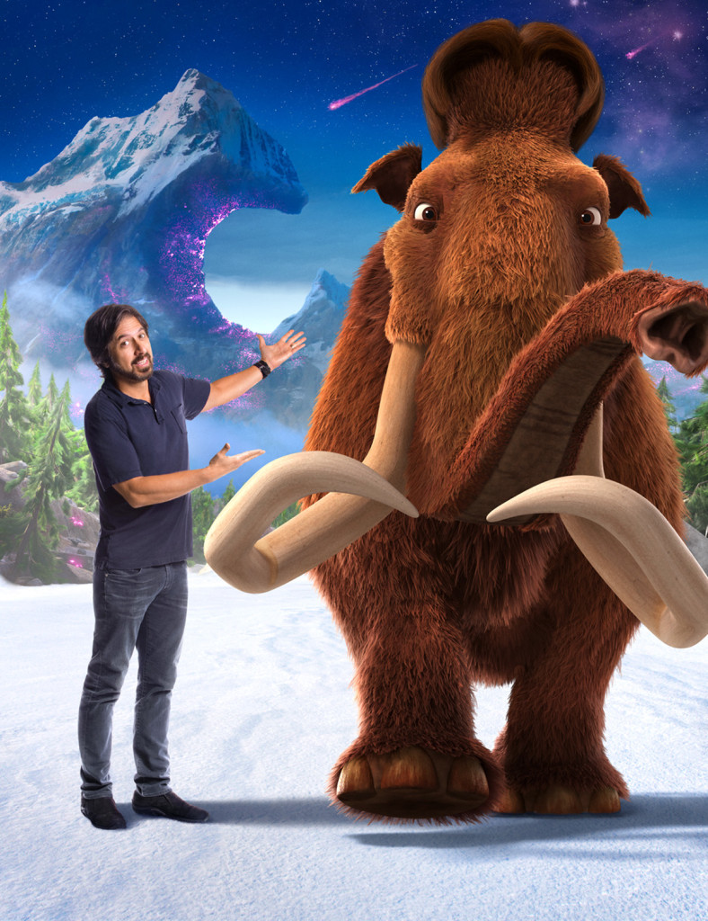 ray romano as manny in ICE AGE COLLISION COURSE