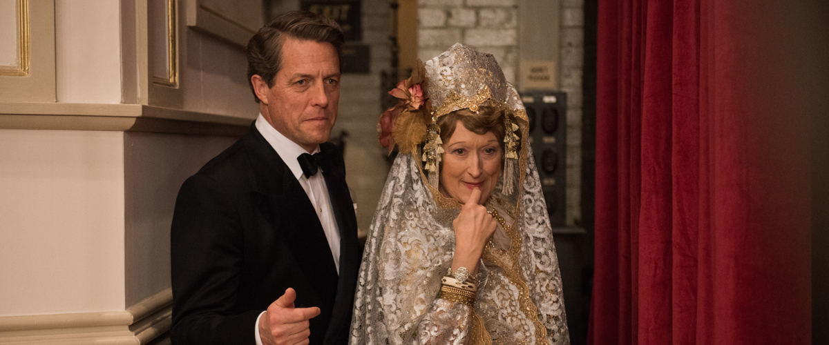 hugh grant and meryl streep in FLORENCE FOSTER JENKINS