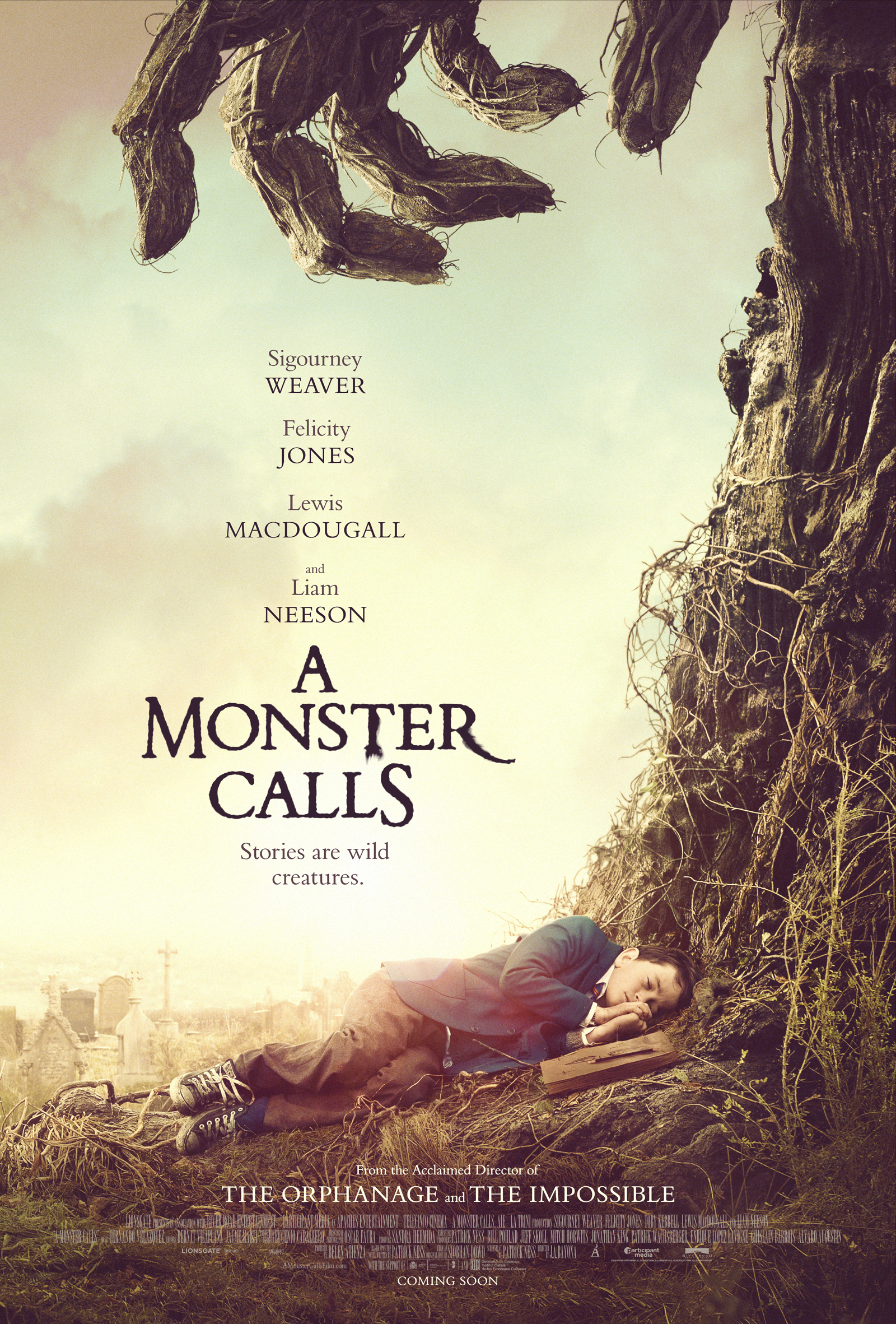 Liam Neeson voices monster in adaptation of children’s bestseller “A Monster Calls”
