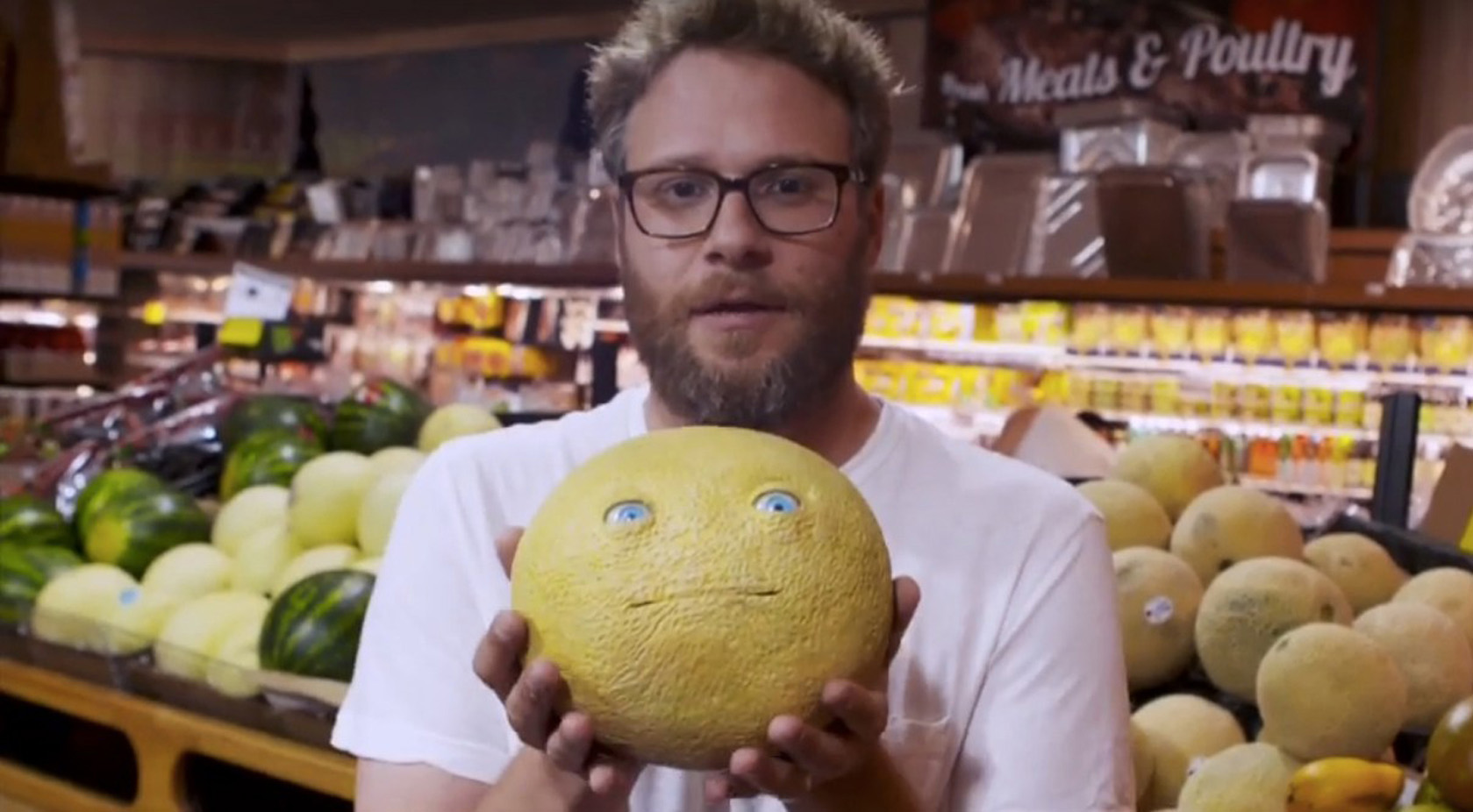 Seth Rogen pranks grocery shoppers for “Sausage Party” - Inquirer.net