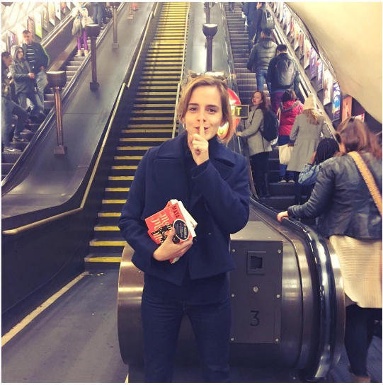 Emma Watson, Books on the Underground