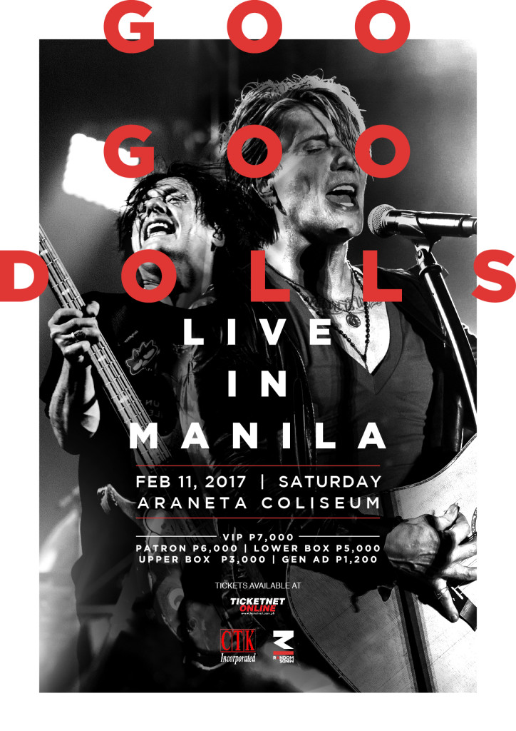 goo goo dolls Manila Poster_CTK