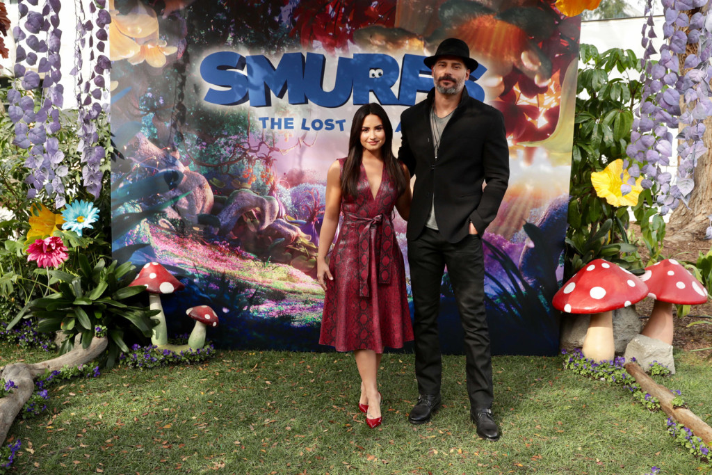 Culver City, CA - January 18, 2017 Demi Lovato (Smurfette) and Joe Manganiello (Hefty) attends Sony Pictures Animation Slate Presentation in Columbia Pictures and Sony Pictures Animation's SMURFS: THE LOST VILLAGE.