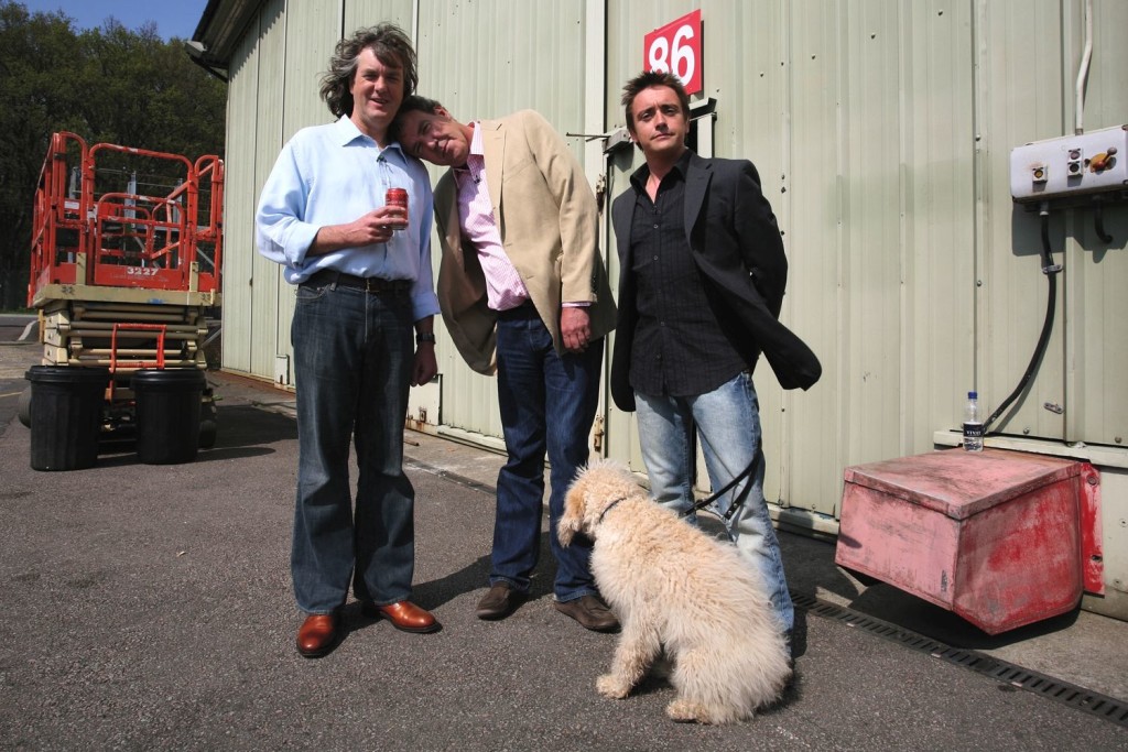 top gear dog with hosts