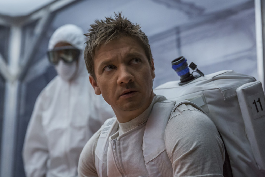 Jeremy Renner as Ian Donnelly in ARRIVAL by Paramount Pictures