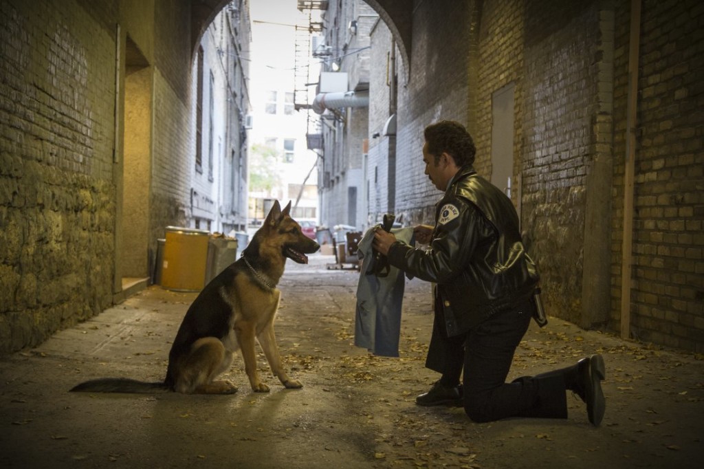 This image released by Universal Studios shows John Ortiz in a scene from "A Dog's Purpose." (Joe Lederer/Universal Studios via AP)