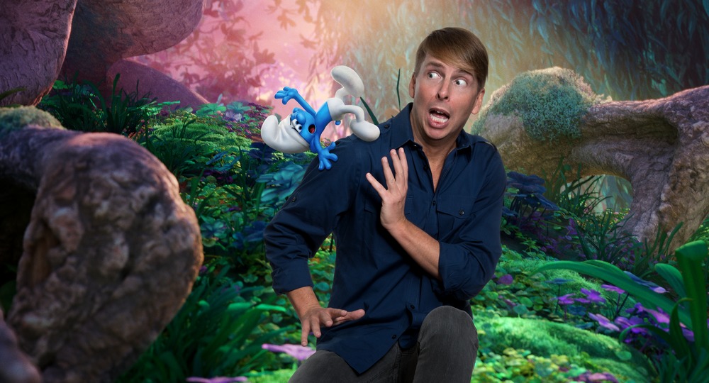 Jack McBrayer voices "Clumsy" in Columbia Pictures and Sony Pictures Animation's SMURFS: THE LOST VILLAGE.