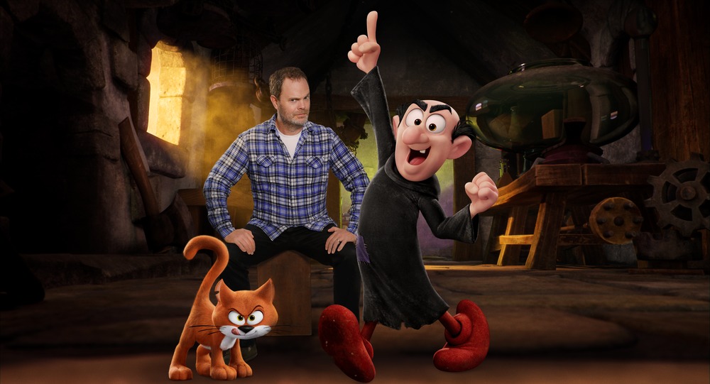 Rainn Wilson voices "Gargamel" in Columbia Pictures and Sony Pictures Animation's SMURFS: THE LOST VILLAGE.