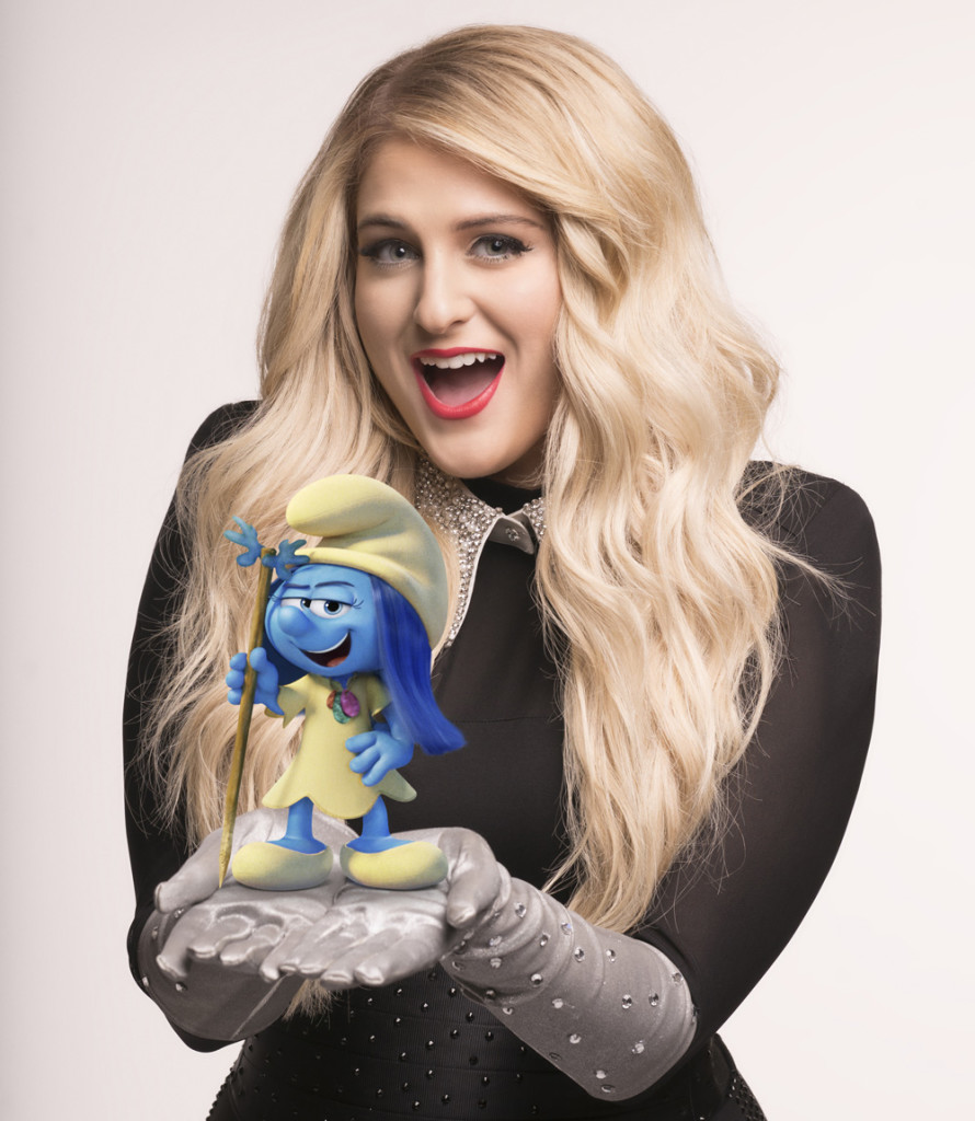 Meghan Trainor voices "Melody Smurf"  in Sony Pictures Animation’s SMURFS: THE LOST VILLAGE.