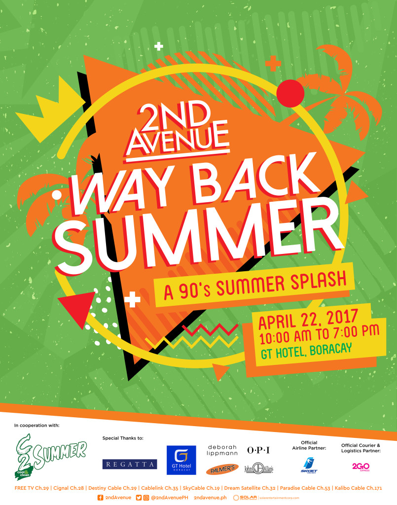 2nd Avenue_WAYBACK SUMMER POSTER Small