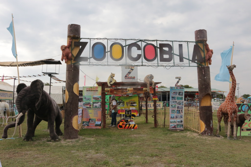 Zoobic Safari brought some of their animals in this "Zoocobia" booth. GILLAN LASIC / INQUIRER.net 