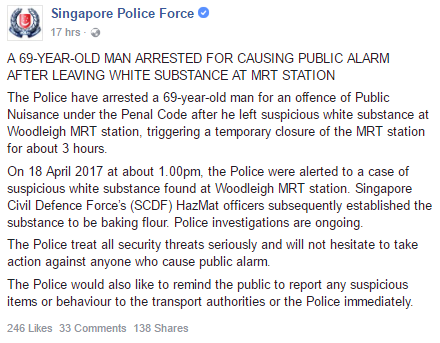 Singapore Police Post