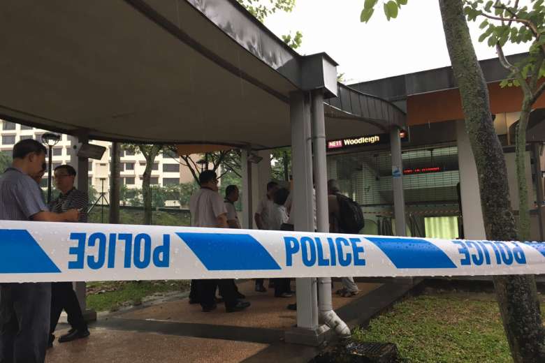 Police temporarily closes Woodleigh MRT station