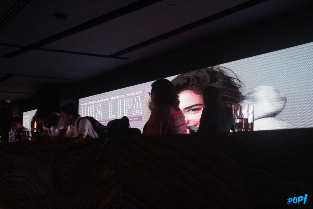 LED wall playing some of Dua Lipa’s music videos. GILLAN LASIC / INQUIRER.net 