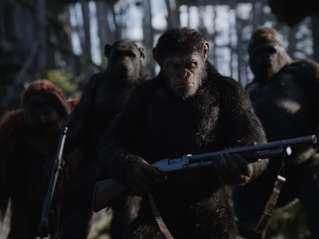 Andy SErkis as Caesar in WAR FOR THE PLANET OF THE APES