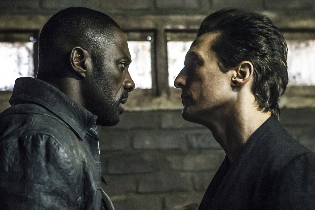 Roland (Idris Elba) and Walter (Matthew McConaughey) in Columbia Pictures' THE DARK TOWER.