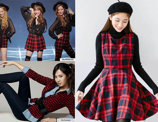 Girls Generation checkered style