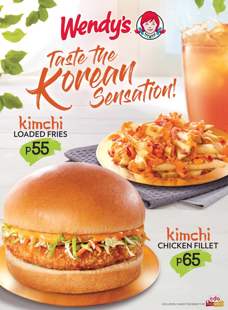 Wendy's Kimchi Chicken Fillet and Kimchi Loaded Fries Poster