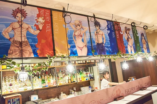 Fairy Tail Cafe, Fairy Tail, Hiro Mashima, Japan, Tokyo, Osaka