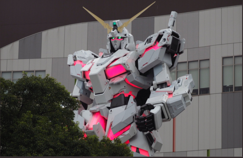 Unicorn Gundam, Mobile Suit Gundam, Tokyo, Odaiba, statue
