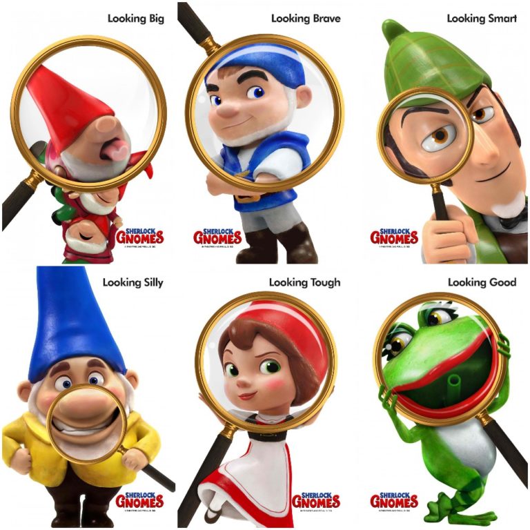 Take your first look at 'Sherlock Gnomes' character posters