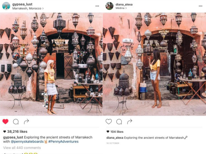 Lauren Bullen, Instagram, copycat, 2016