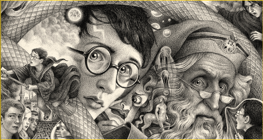 Harry Potter, J.K. Rowling, 20th Anniversary, Brian Selznick, book covers, US