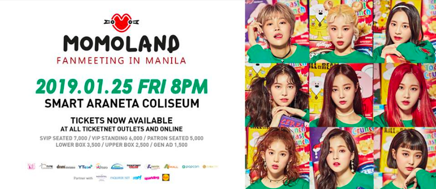 KPop Girl Group Momoland returns to Manila for a Fan Meeting