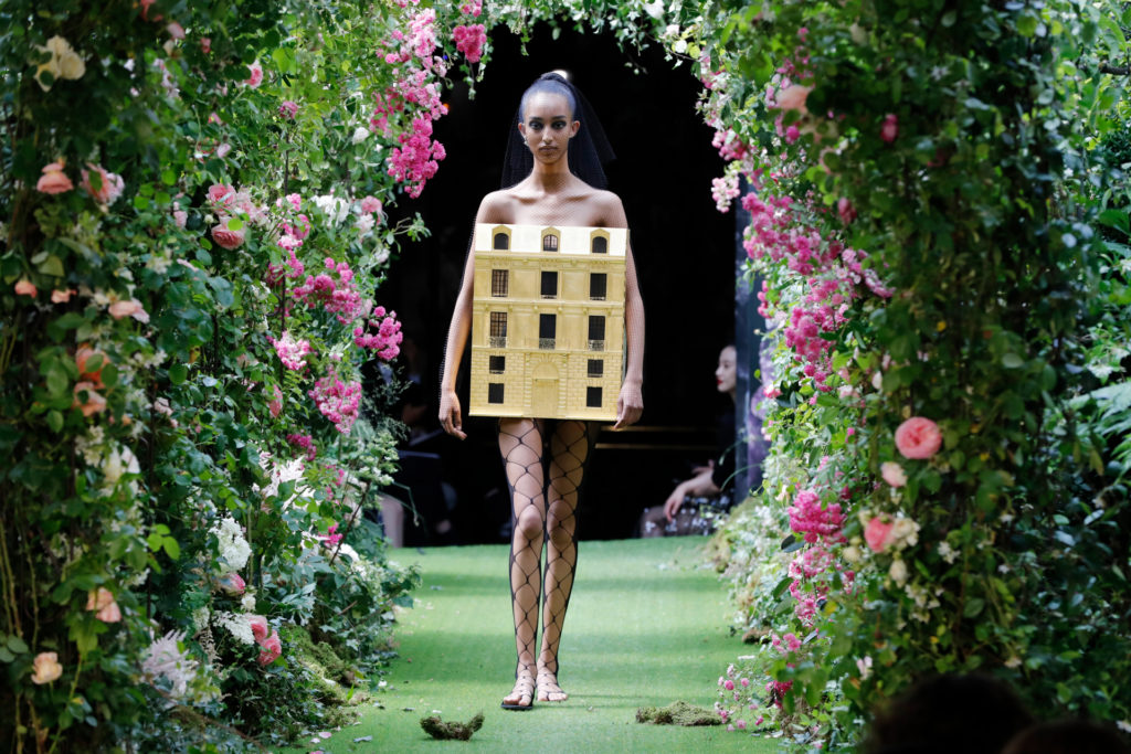 Dior creation in fashion show