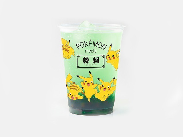 Plenty of Pikachu Melon Soda Bubble Tea