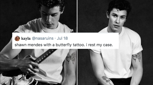 There's nothing holding Shawn Mendes back from getting a tattoo inspired by  a fan