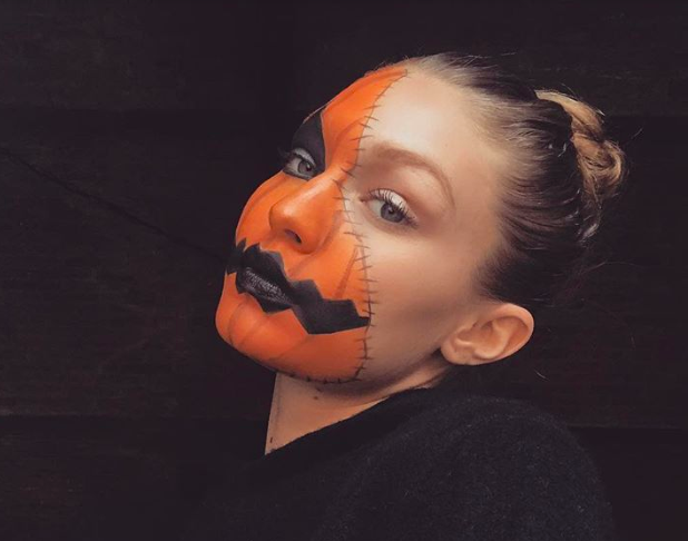 Gigi Hadid Halloween Instagram Screen Shot
