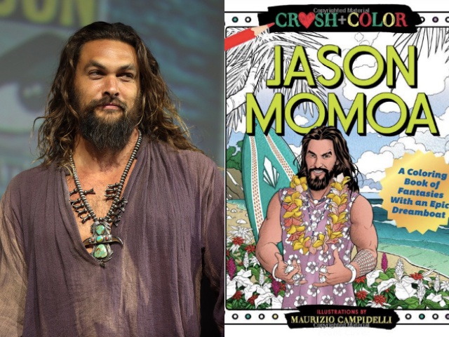 De-stress this Valentine’s Day with a Jason Momoa coloring book