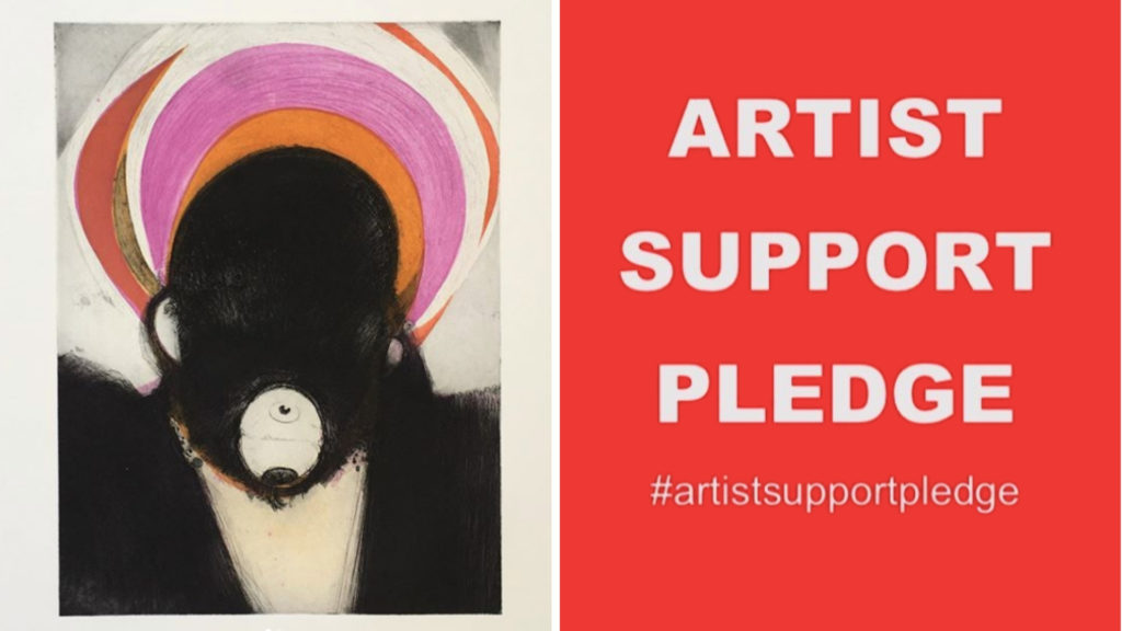 Artist support pledge