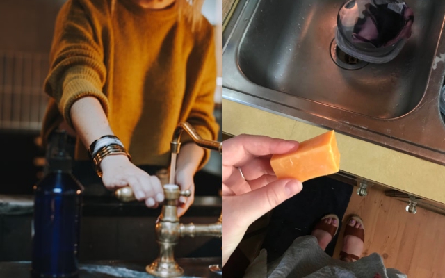 Reddit user mistakenly washes her hands using a ‘block of cheese’