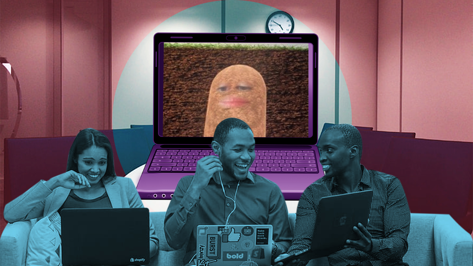 ‘I yam potato boss’: Woman transforms herself into a potato during virtual meeting