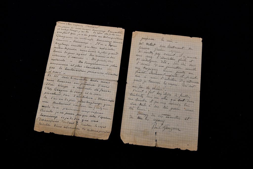 letter, Vincent Van Gogh, Paul Gaugin