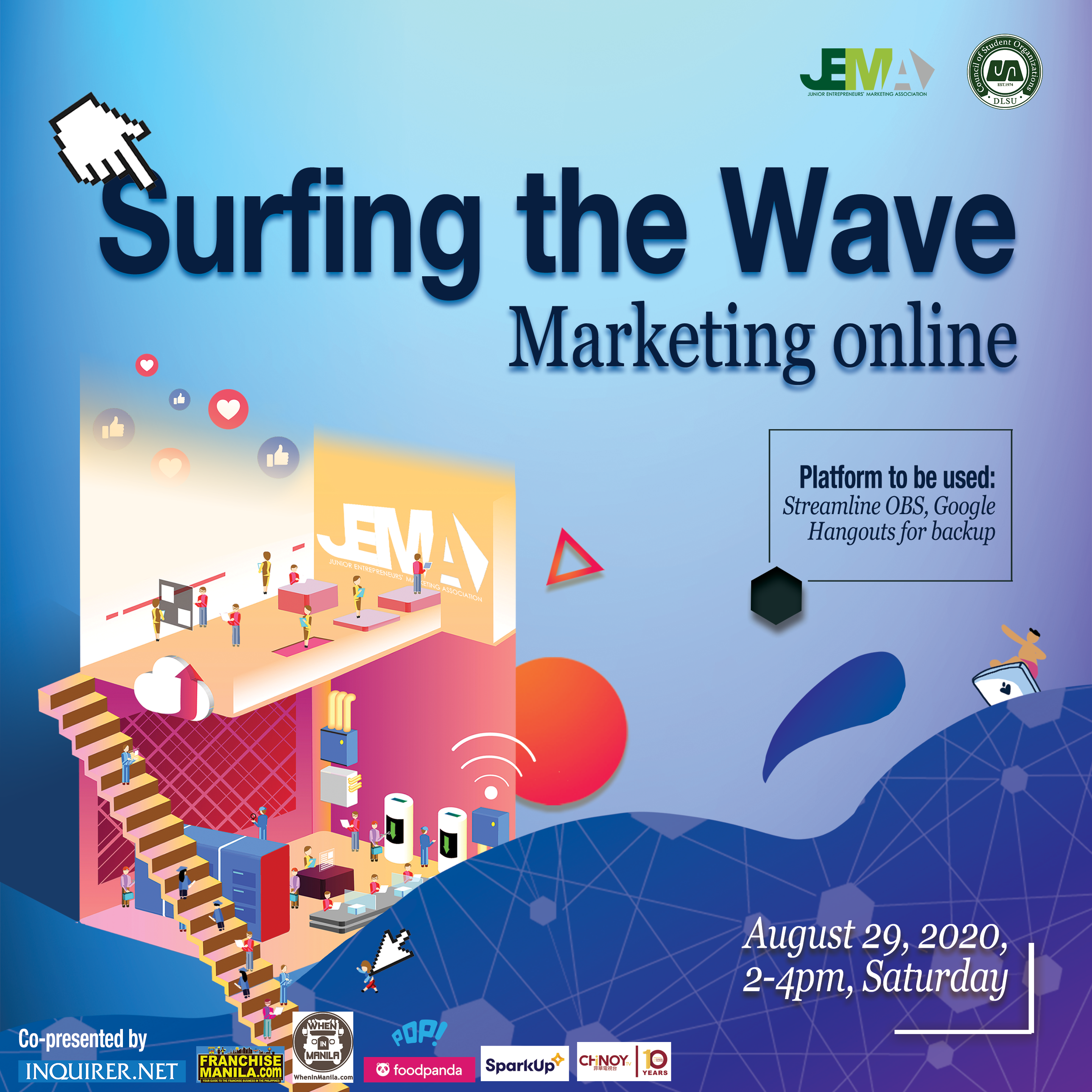 Learn to ‘Surf the Waves’ in DLSU JEMA’s Marketing Online webinar