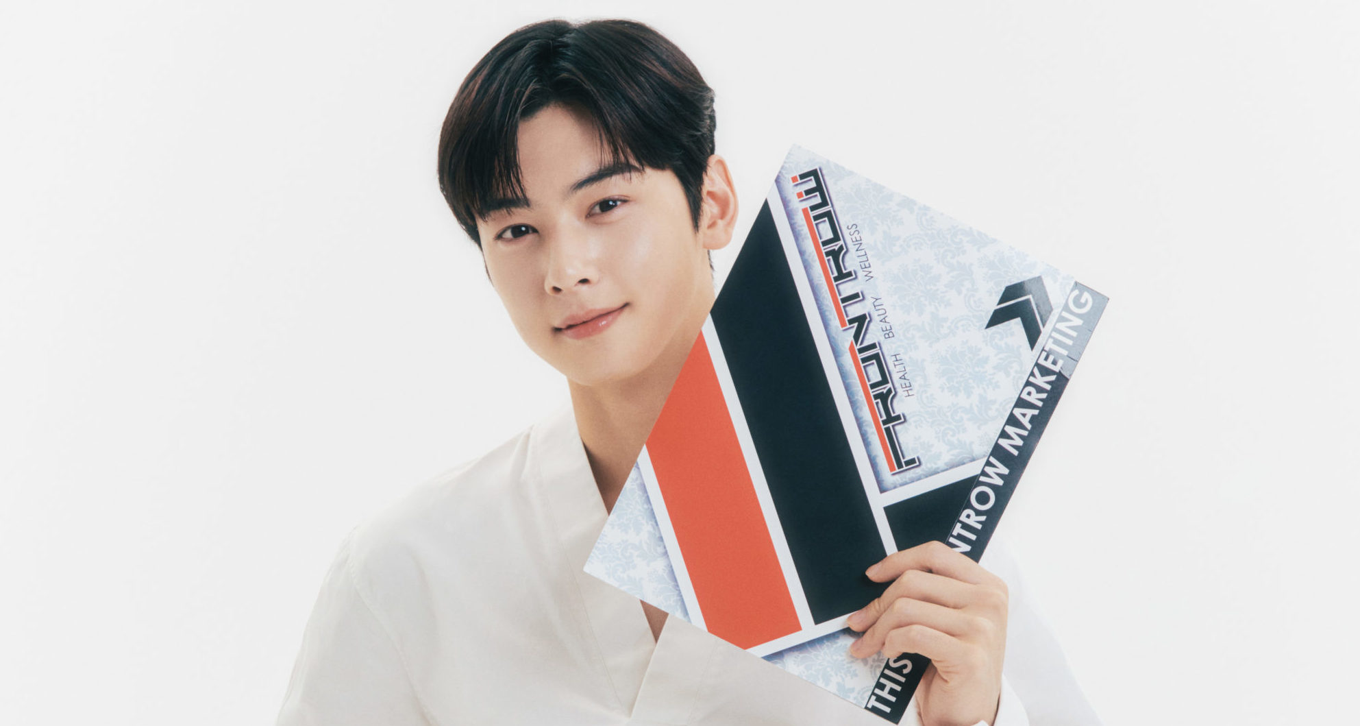Cha Eun-Woo Brightens Up The Holidays as the New Face of Frontrow
