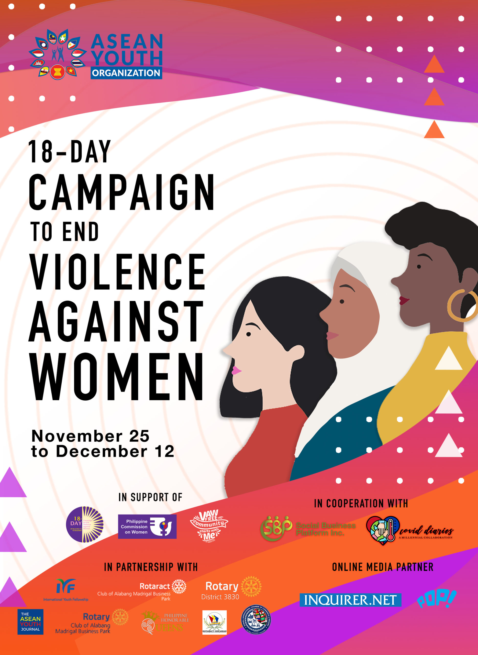 An 18 Day Campaign To End Violence Against Women Towards Women Empowerment And Self Love