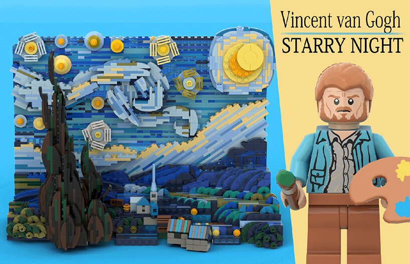 You can recreate Van Gogh’s ‘Starry Night’ in a 1,552-piece LEGO set