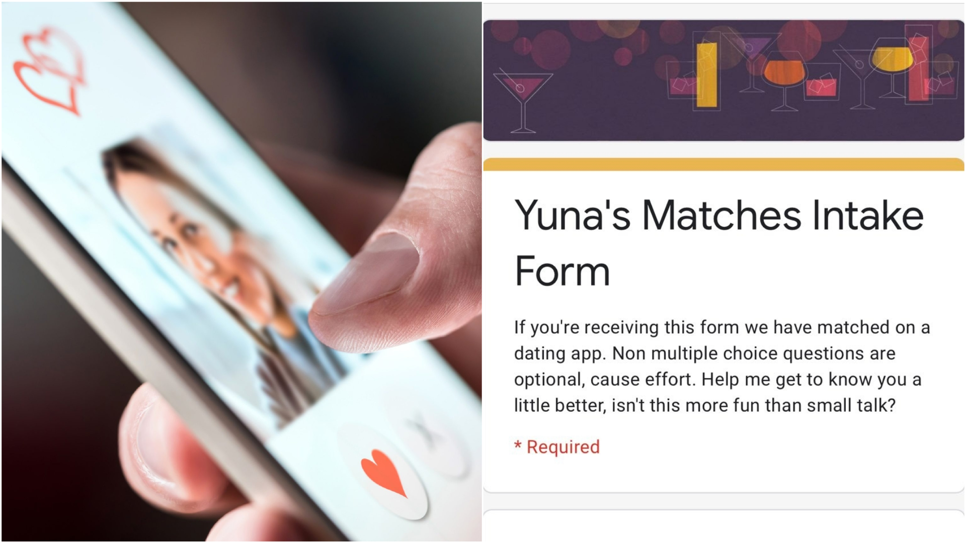 dating app match Google Form