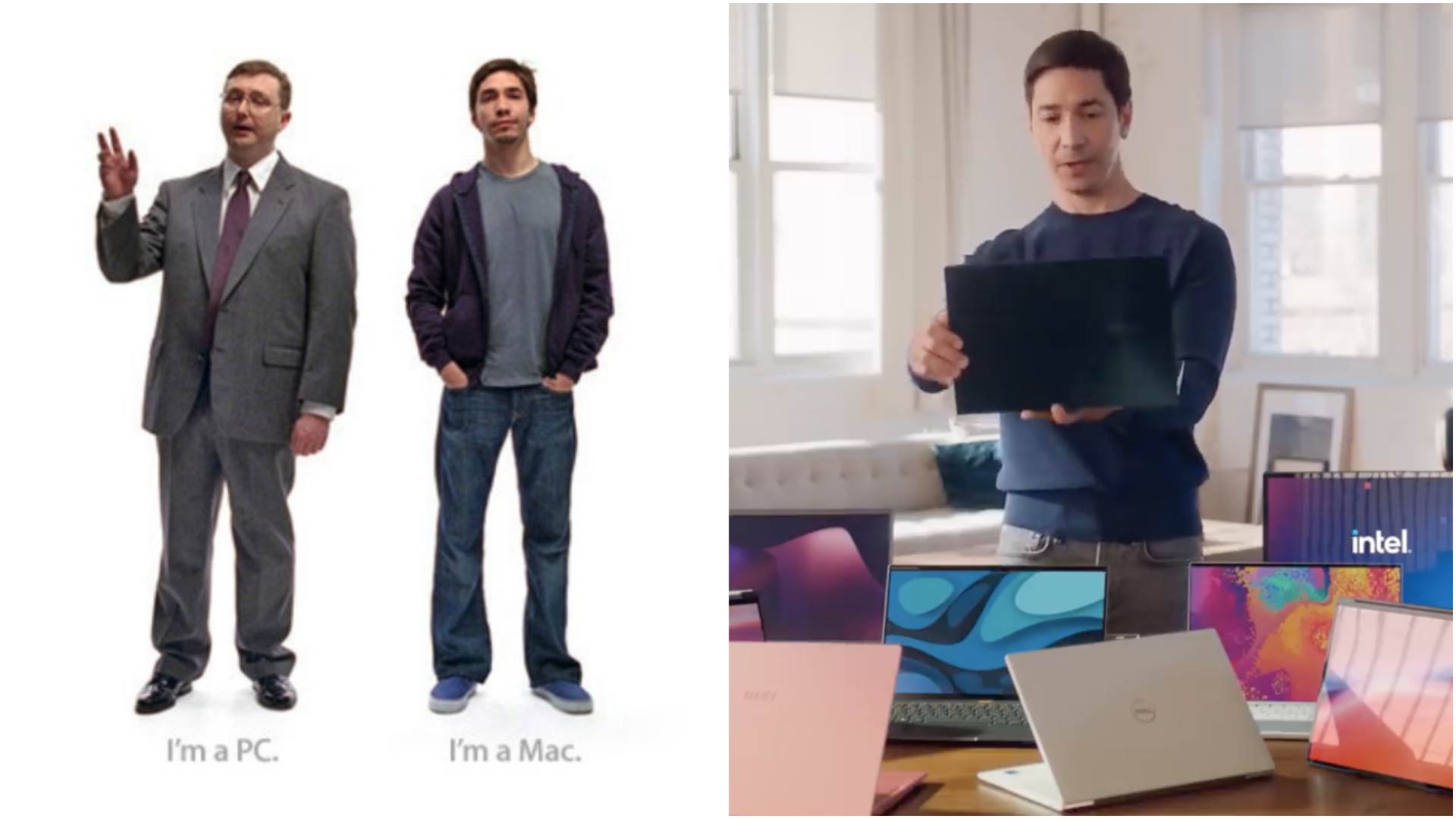 Justin Long "I'm a Mac" now for Intel
