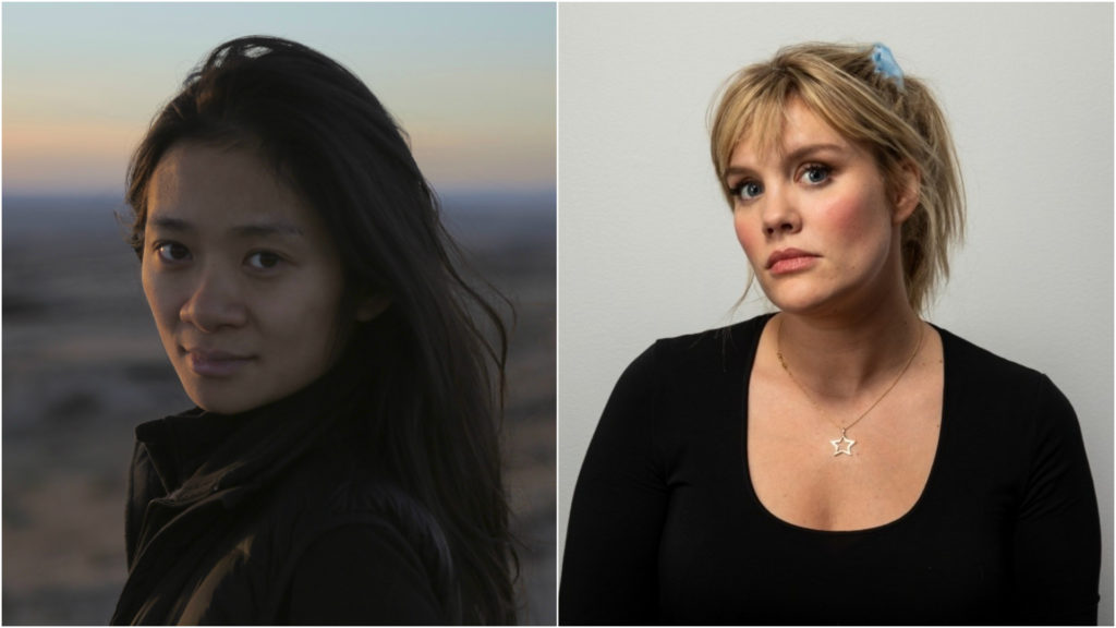 Chloe Zhao and Emerald Fennell