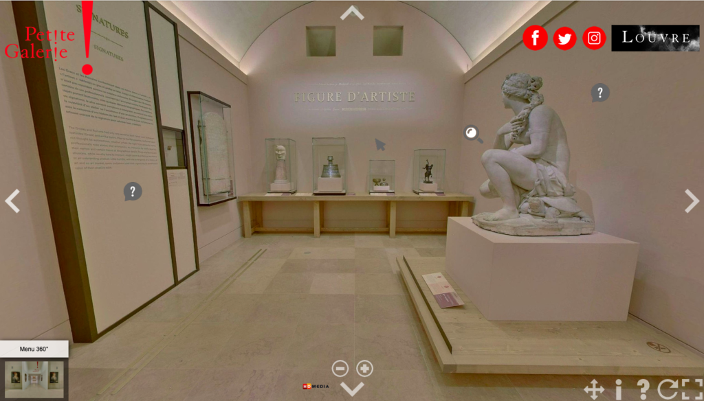 Louvre livestream virtual tour