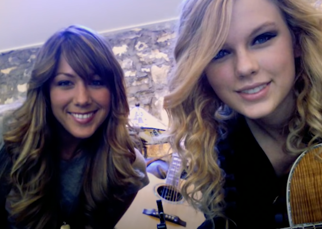 Colbie Caillat and Taylor Swift