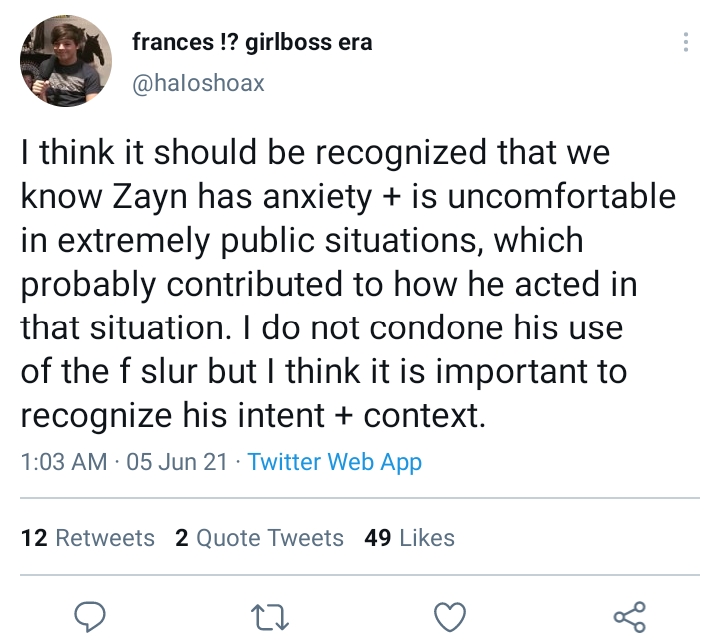 Zayn Malik’s f-slur controversy