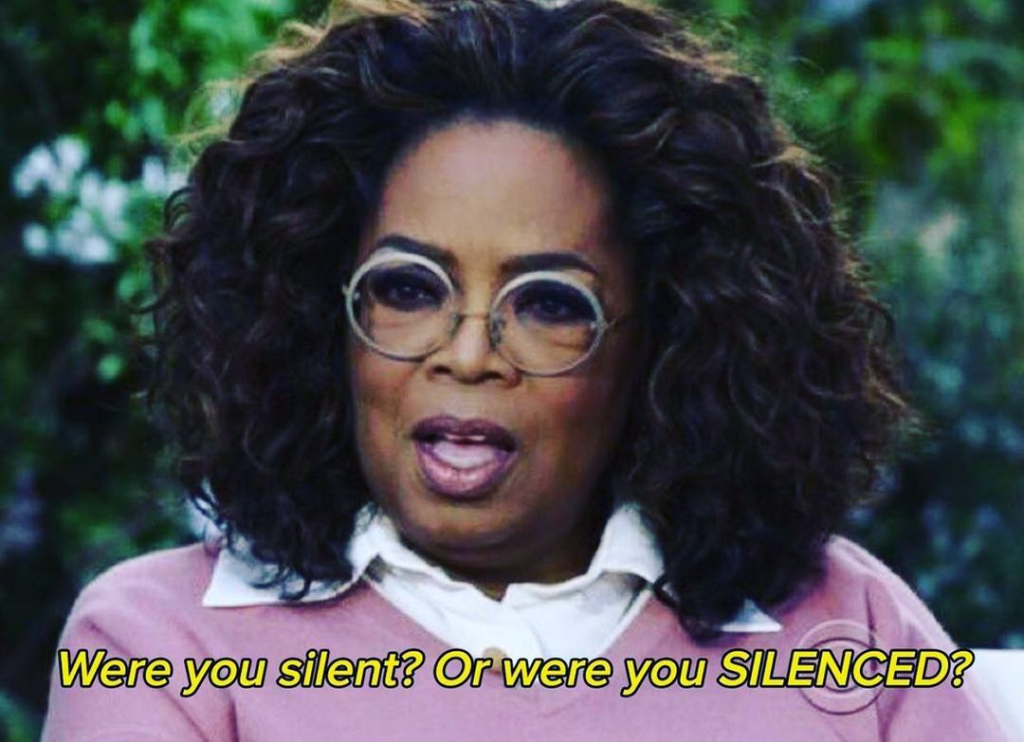 Oprah Winfrey silence meme
